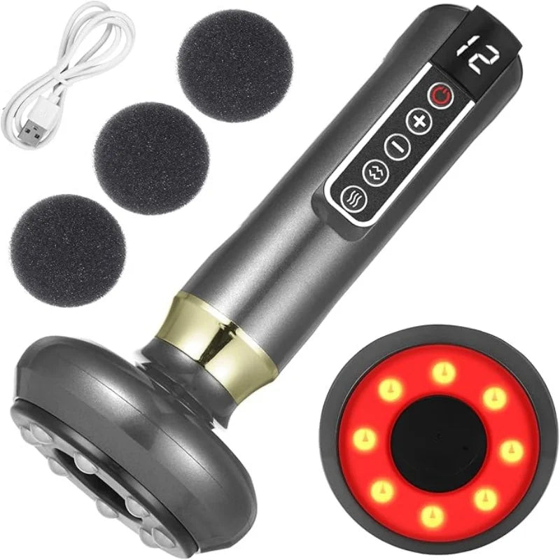 Full Body Cupping Massager With 12 Level Intensity Vacuum USB Powered