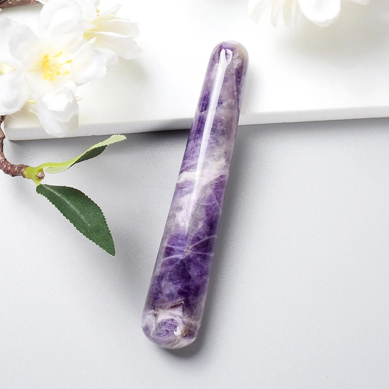 Natural Crystal Quartz Yoni Massage Wand For Face And Body Care