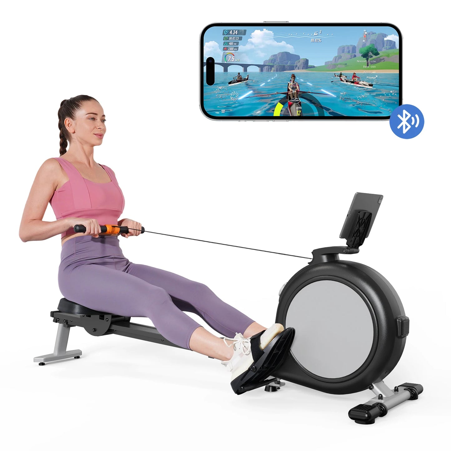 Home Rowing Machine With 32-Level Resistance And 300lb Capacity