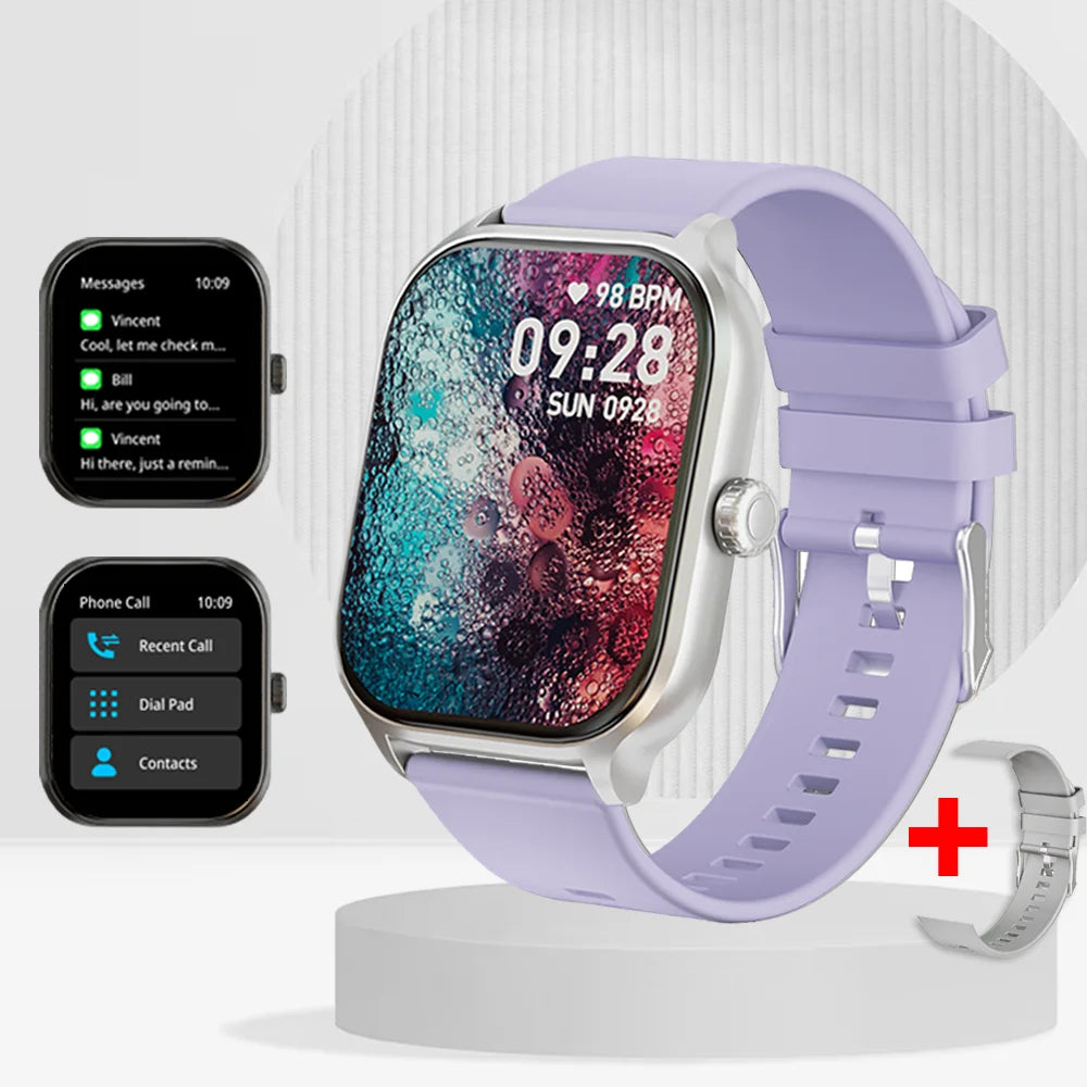 LAXASFIT Smart Watch Bluetooth Calling, SMS Alerts, IP68-Rated Waterproof, Durable