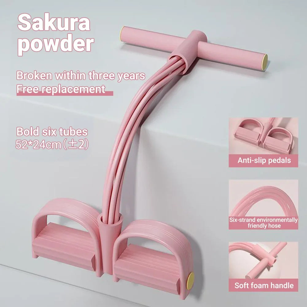 6-Tube Resistance Band Multi-Function Tension Rope