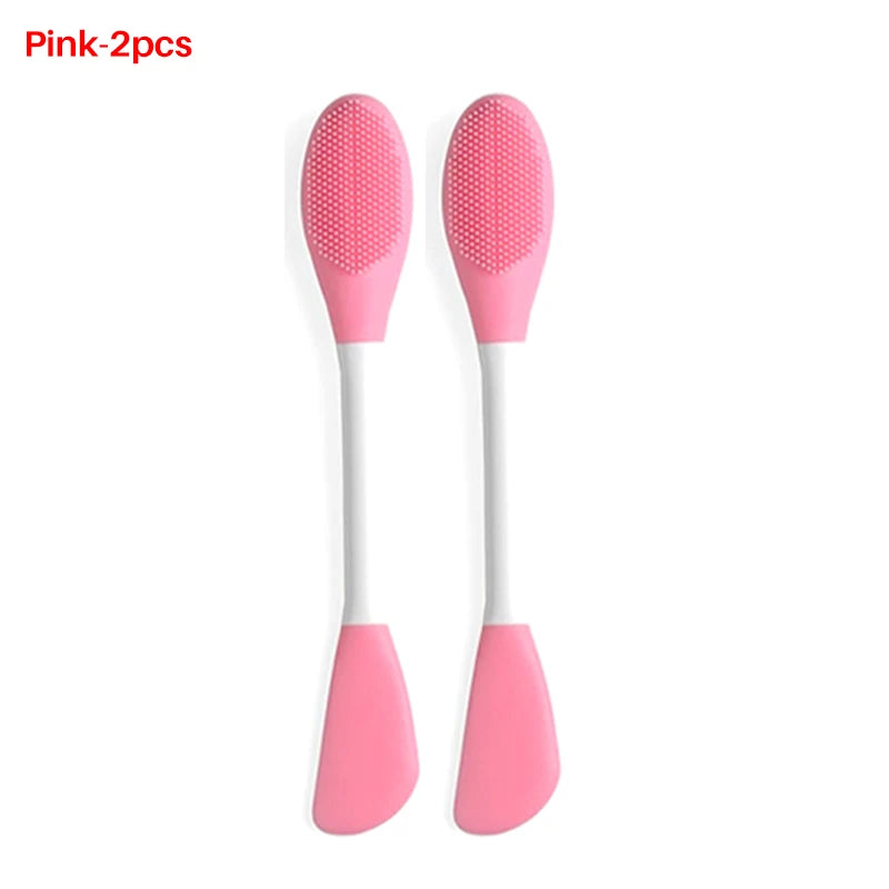 HMQ Beauty Professional-Grade Silicone Facial Masking Applicator And Dual-Head Spatula