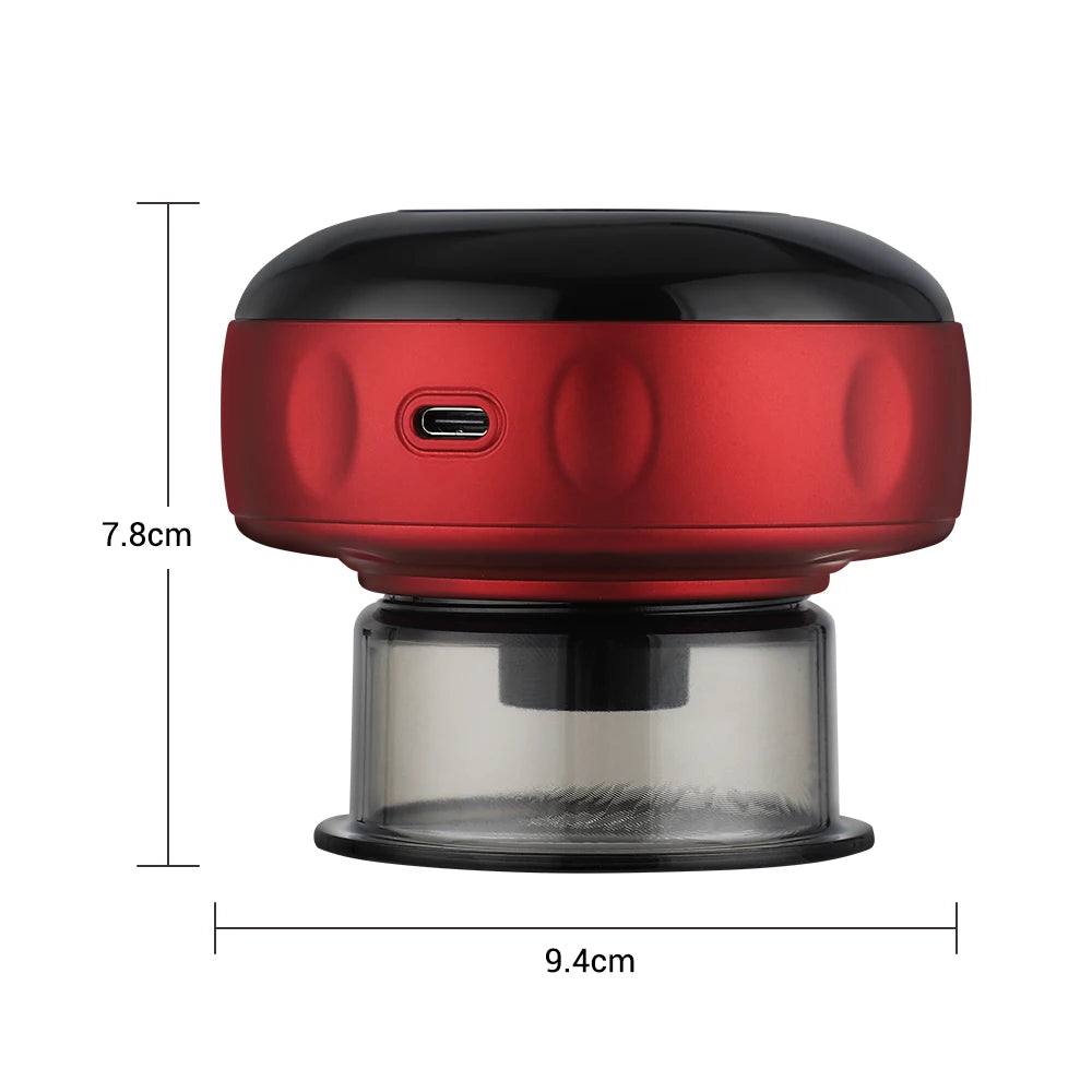 Intelligent Vacuum Cupping Massager With LCD Display And USB Charging