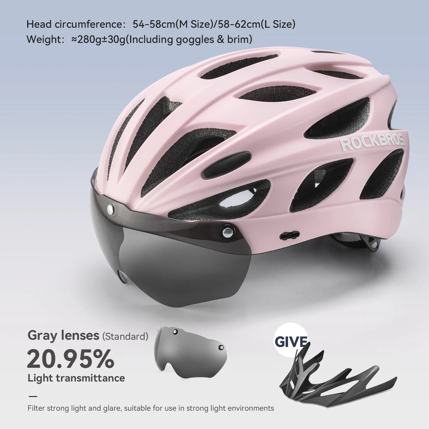 ROCKBROS Cycling Helmet Lightweight Integrated Safety Helmet