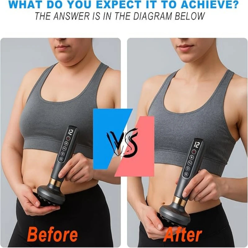 Full Body Cupping Massager With 12 Level Intensity Vacuum USB Powered