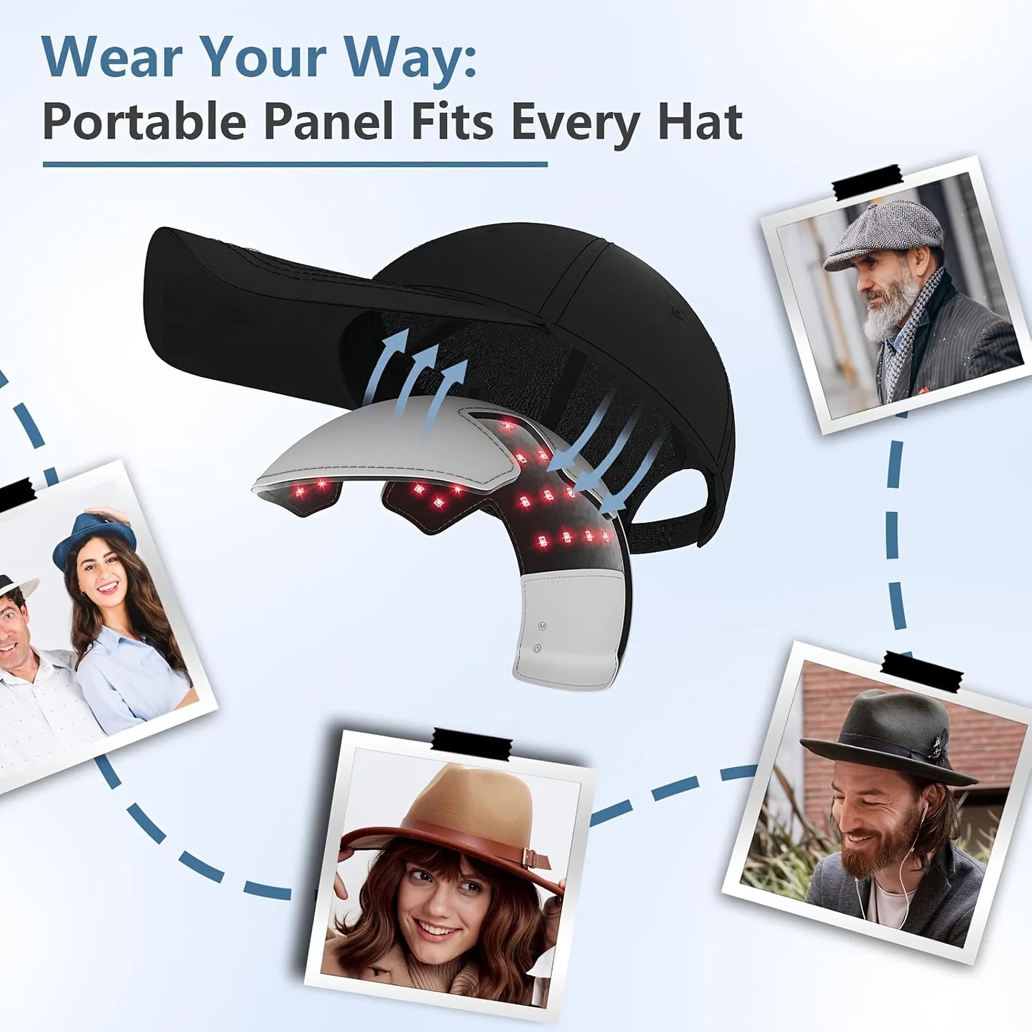 Jitesy LED Red Light Therapy Hair Growth Cap For Thinning