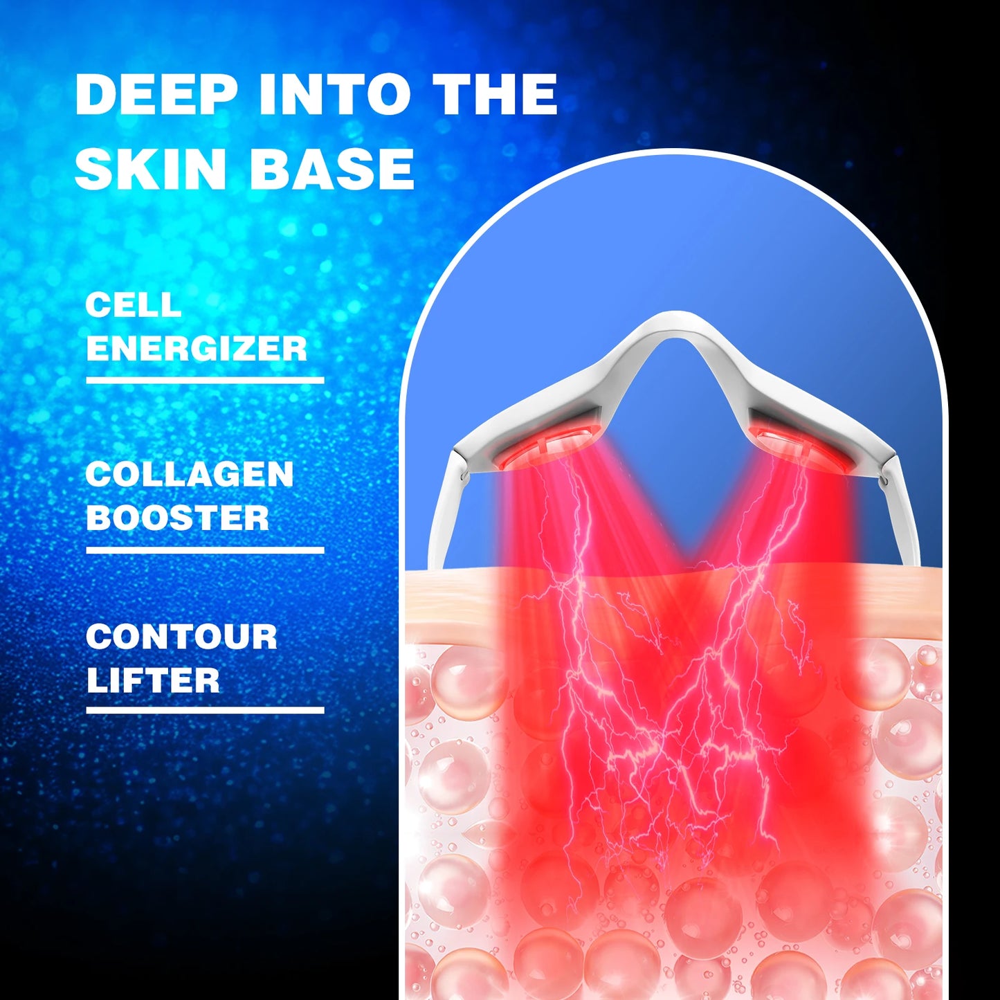 Jitesy Eye Massager 3D Red Light EMS For Dark Circles And Fatigue