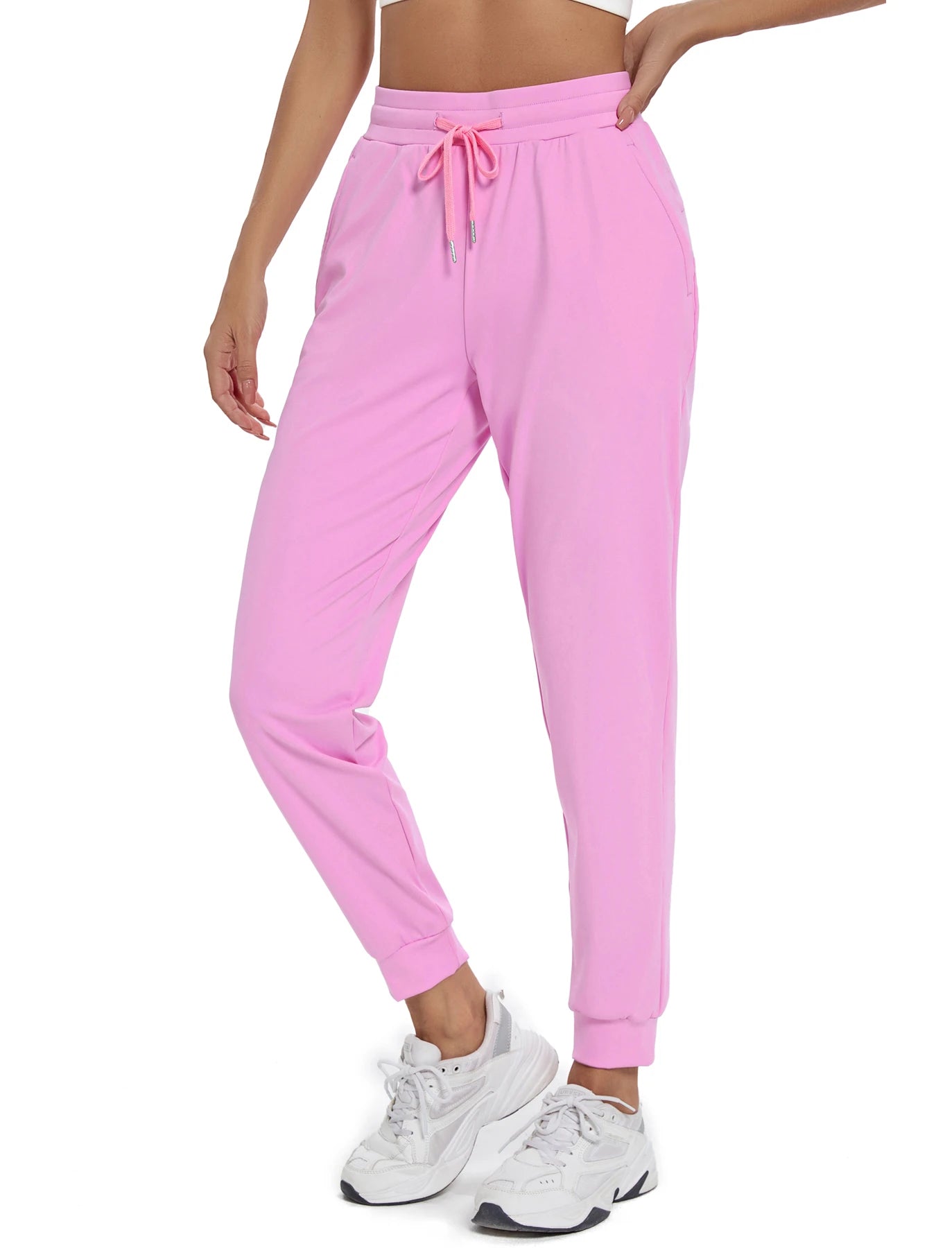 Womens Joggers With Pockets High Waisted Athletic Yoga Jogger Pants Sweatpants