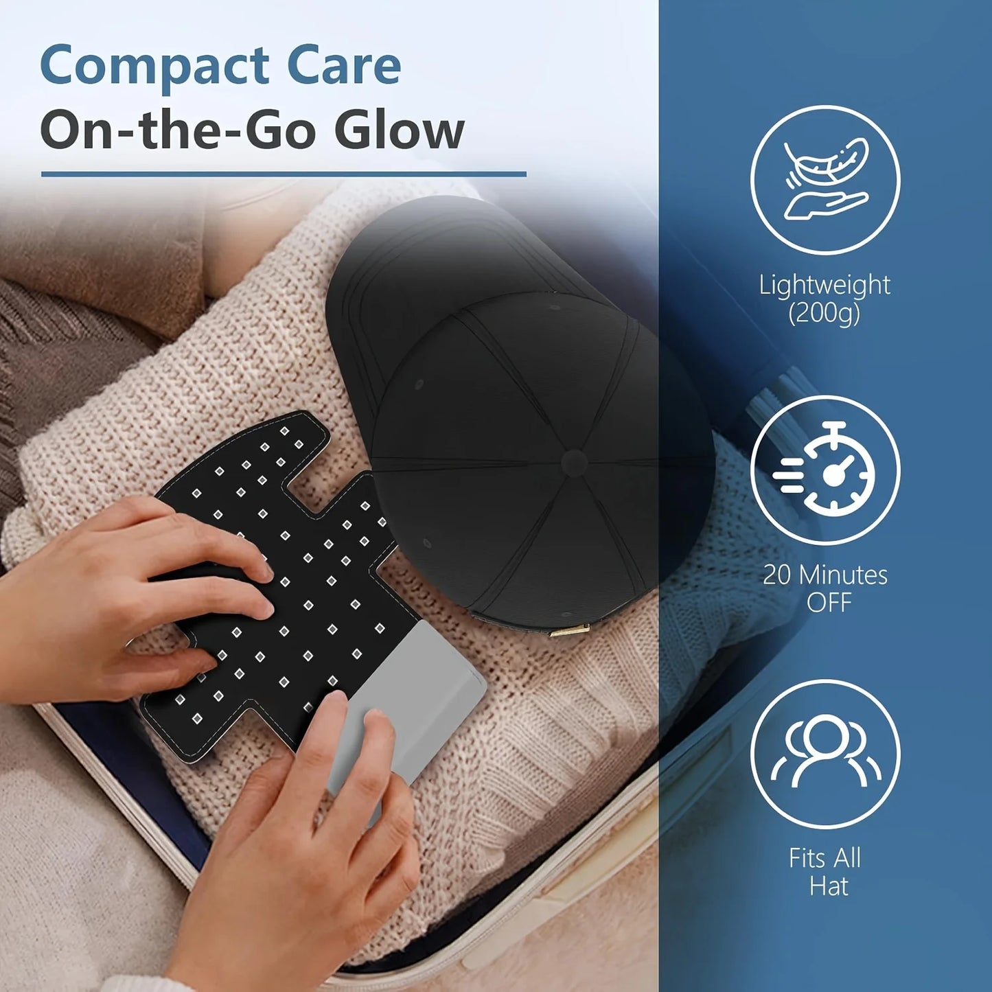 Jitesy LED Red Light Therapy Hair Growth Cap For Thinning