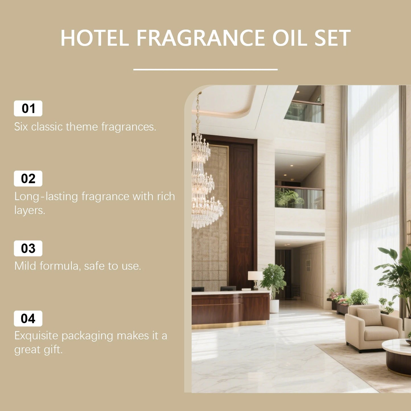 Eelhoe Aromatherapy Essential Oil Set 6 Flavors For Home And Hotel Diffuser