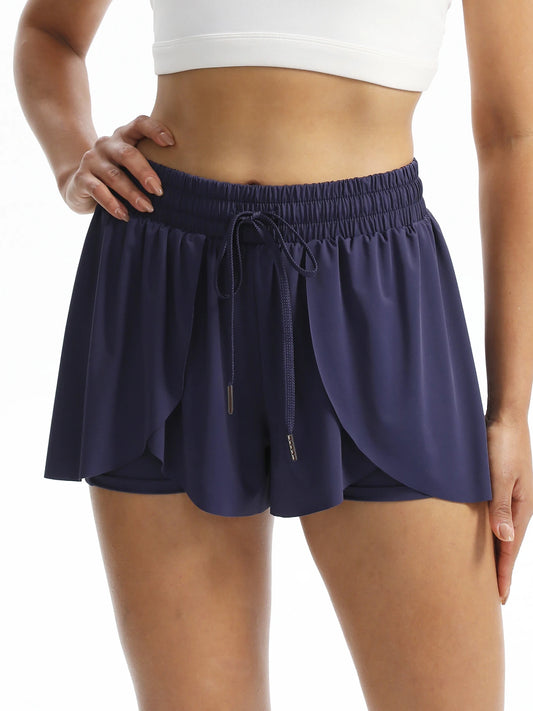 Fujian Women's 2-In-1 Running Shorts Skorts