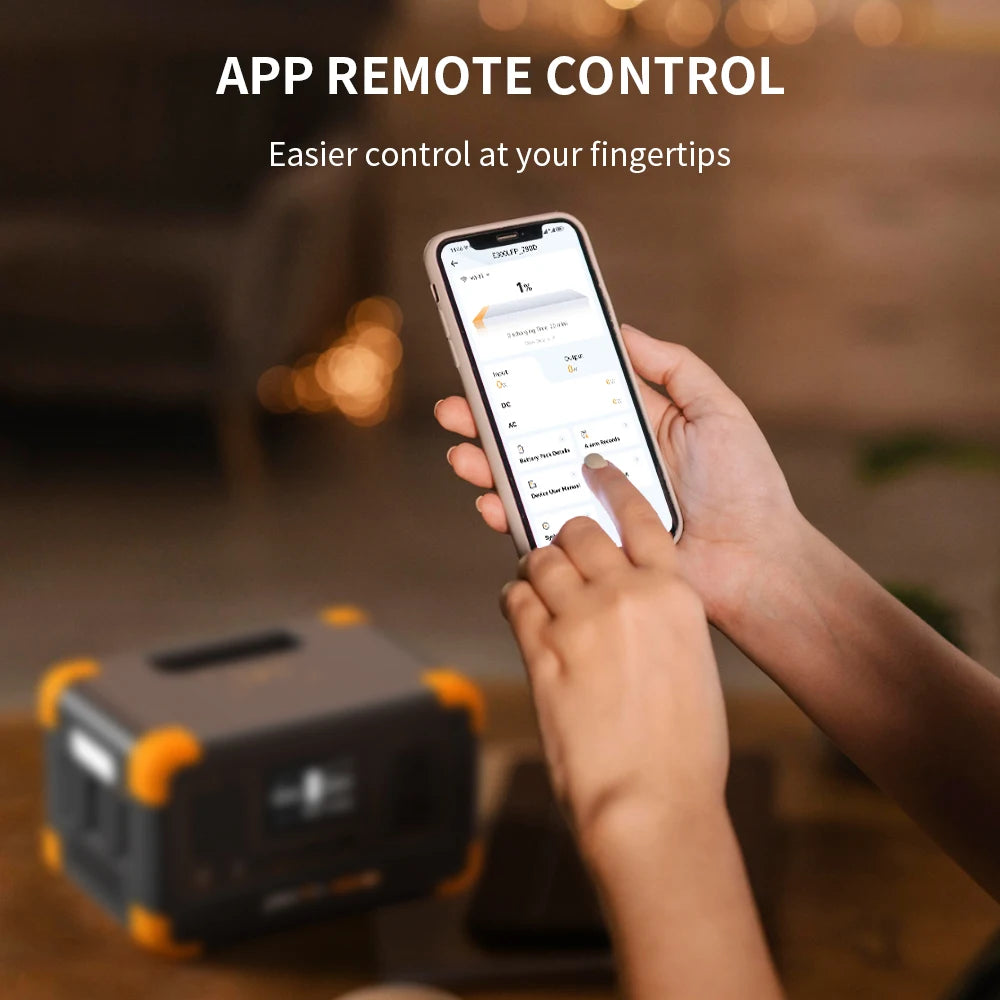 Pecron E300LFP Portable Power Station 600W 288Wh LiFePO4 Solar Generator For Home RV Camping