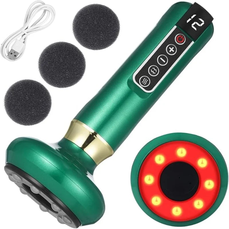 Full Body Cupping Massager With 12 Level Intensity Vacuum USB Powered