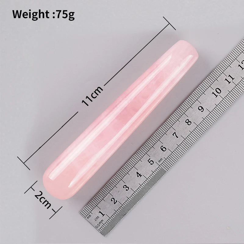 Natural Crystal Quartz Yoni Massage Wand For Face And Body Care