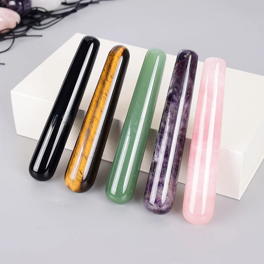 Natural Crystal Quartz Yoni Massage Wand For Face And Body Care