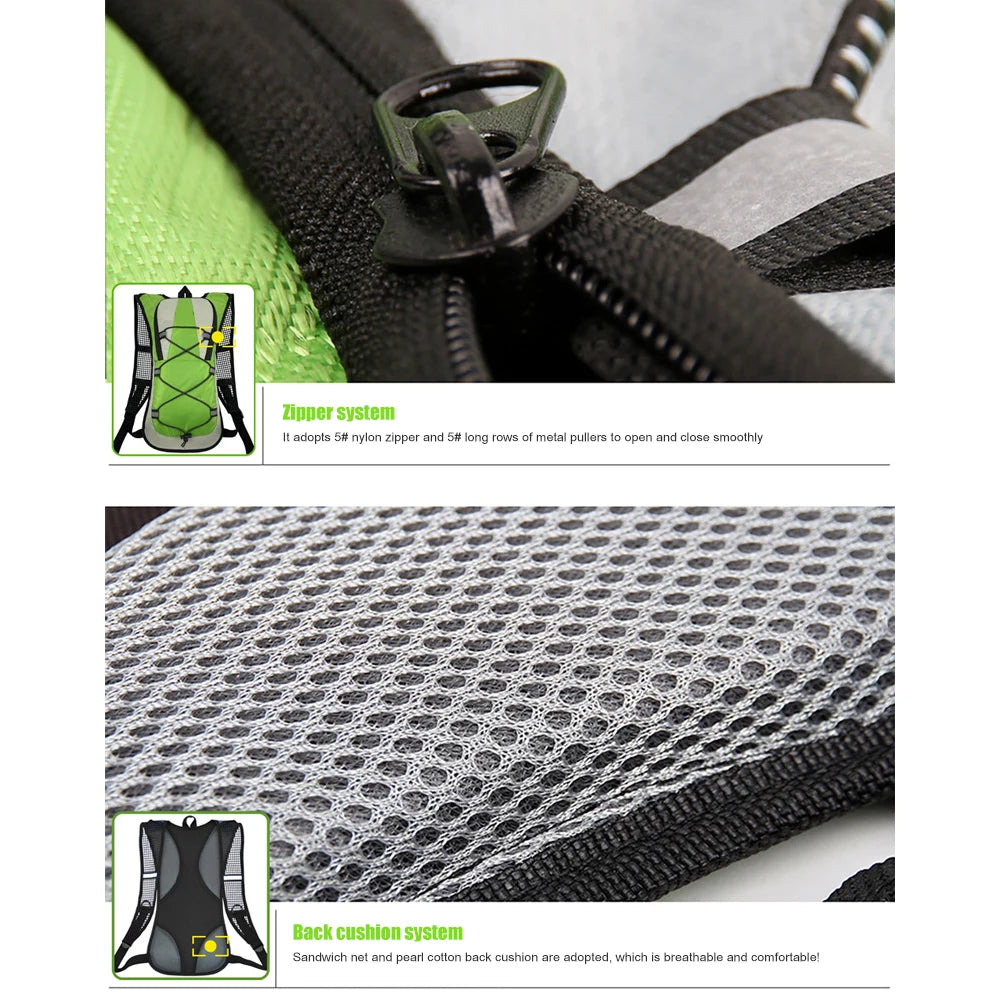 Shunmaii Unisex Reflective Outdoor Cycling Hydration Backpack