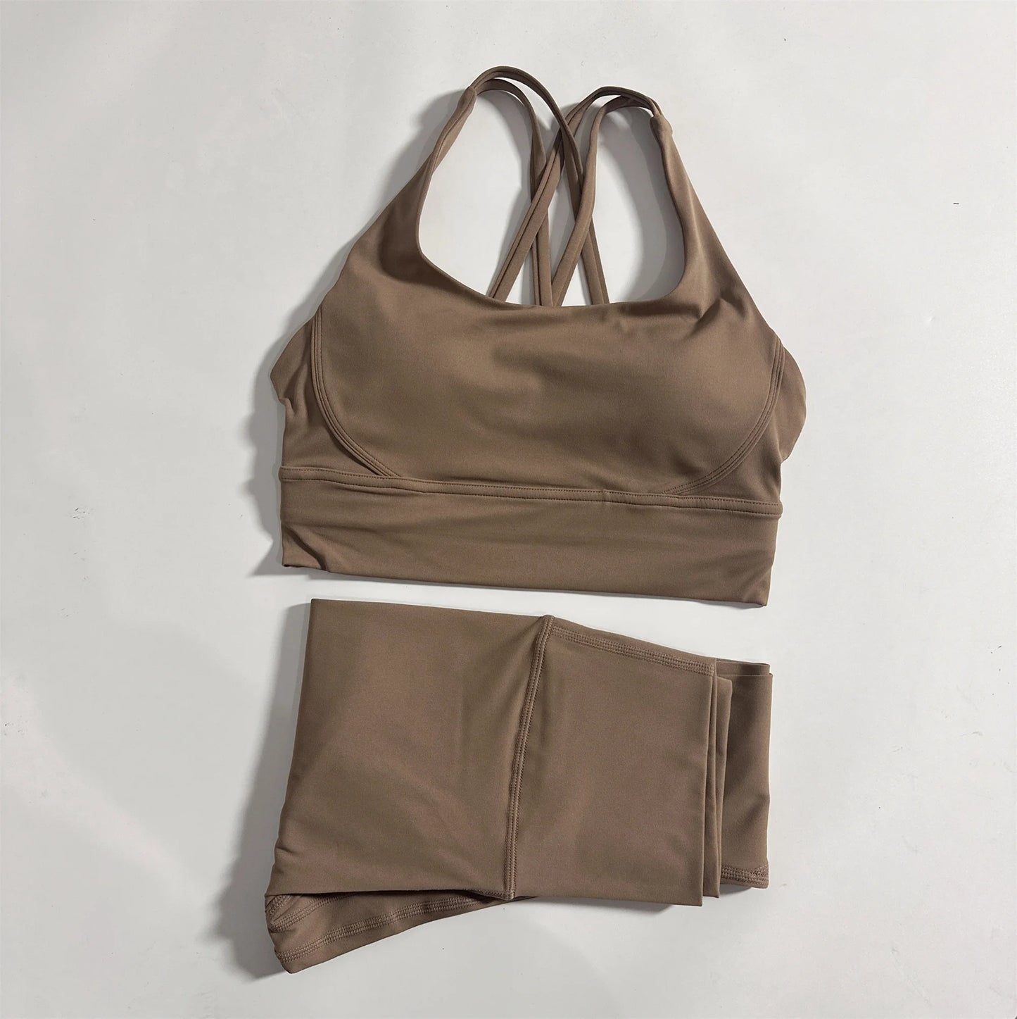 Women's 2-Piece Yoga Set With Bra And High-Waist Leggings