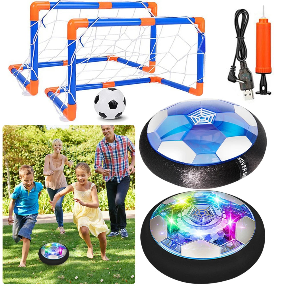 Shunmaii Air Power Hover Ball With Led Light And Foam Bumper For Indoor Outdoor Play
