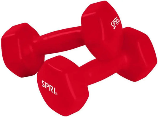 Vinyl Coated Dumbbells For Home Gym Workouts And Strength Training
