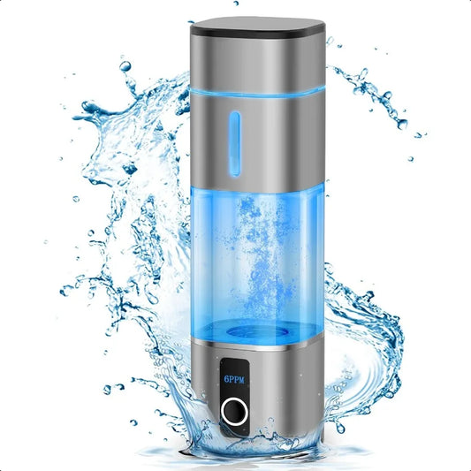 Portable Hydrogen Water Bottle With LED Display