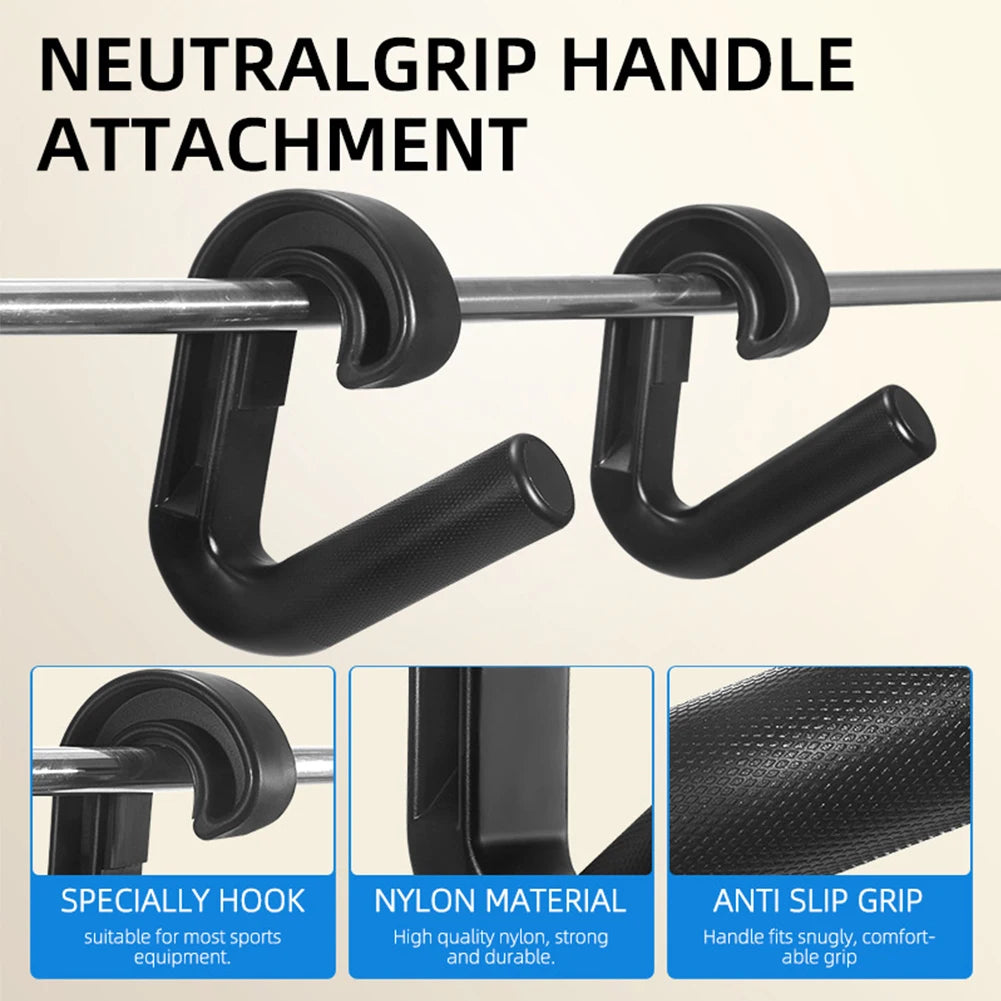 Neutral Grip Handle For High-Performance Suspension Training And Resistance-Band Exercises