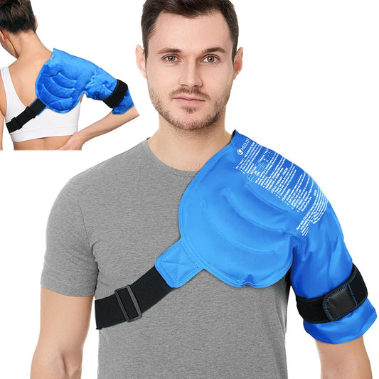 Hign-concerned Shoulder Ice Pack Wrap For Hot Cold Therapy Pain Relief And Support