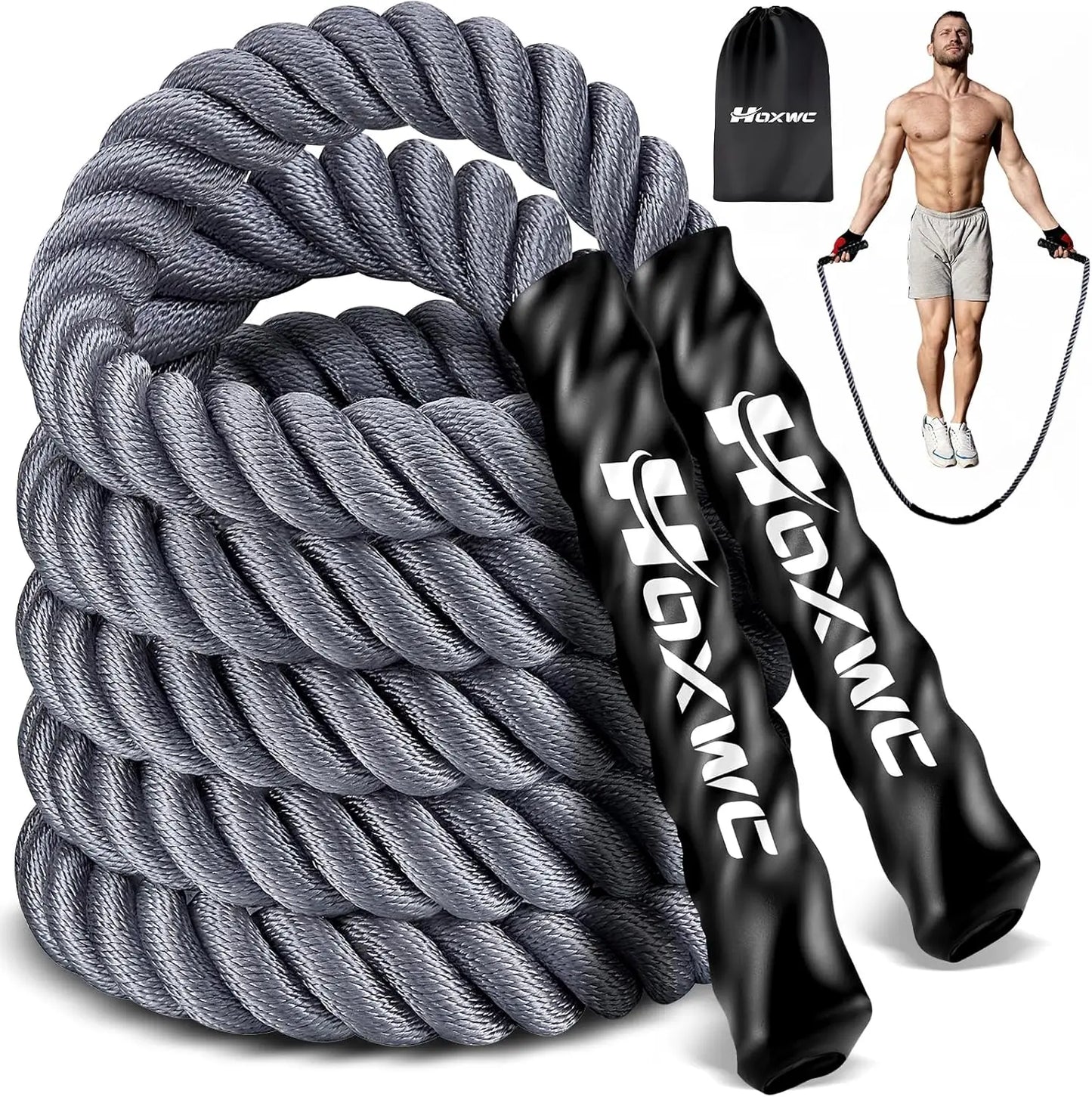 Weighted Jump Rope For Fitness And Boxing Cardio Home Gym