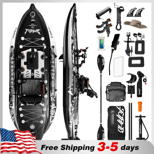 Spatium Fishing Kayak Pedal Drive System for Sit-On-Top Kayaks