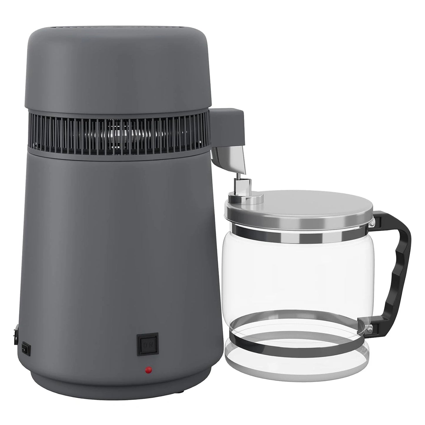 Adoolla 4L Countertop Water Distiller 110V Stainless Steel With Glass Pitcher