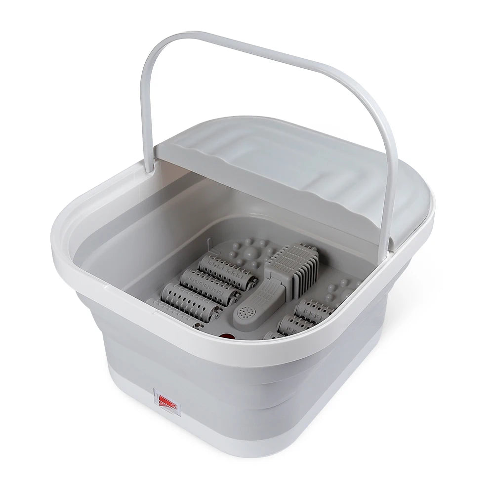 Portable Thermostatic Foot Massage Tub Foldable Foot Bath For Home Use