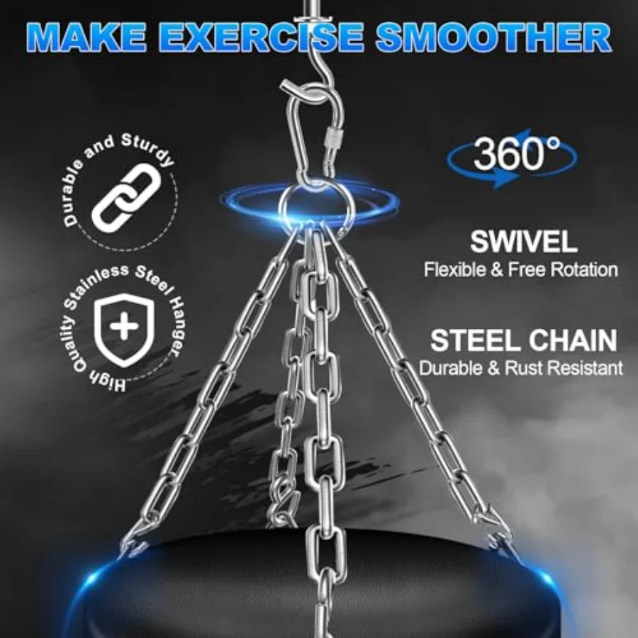 Punching Bag Set For Adults With Heavy Boxing Bag And Gloves