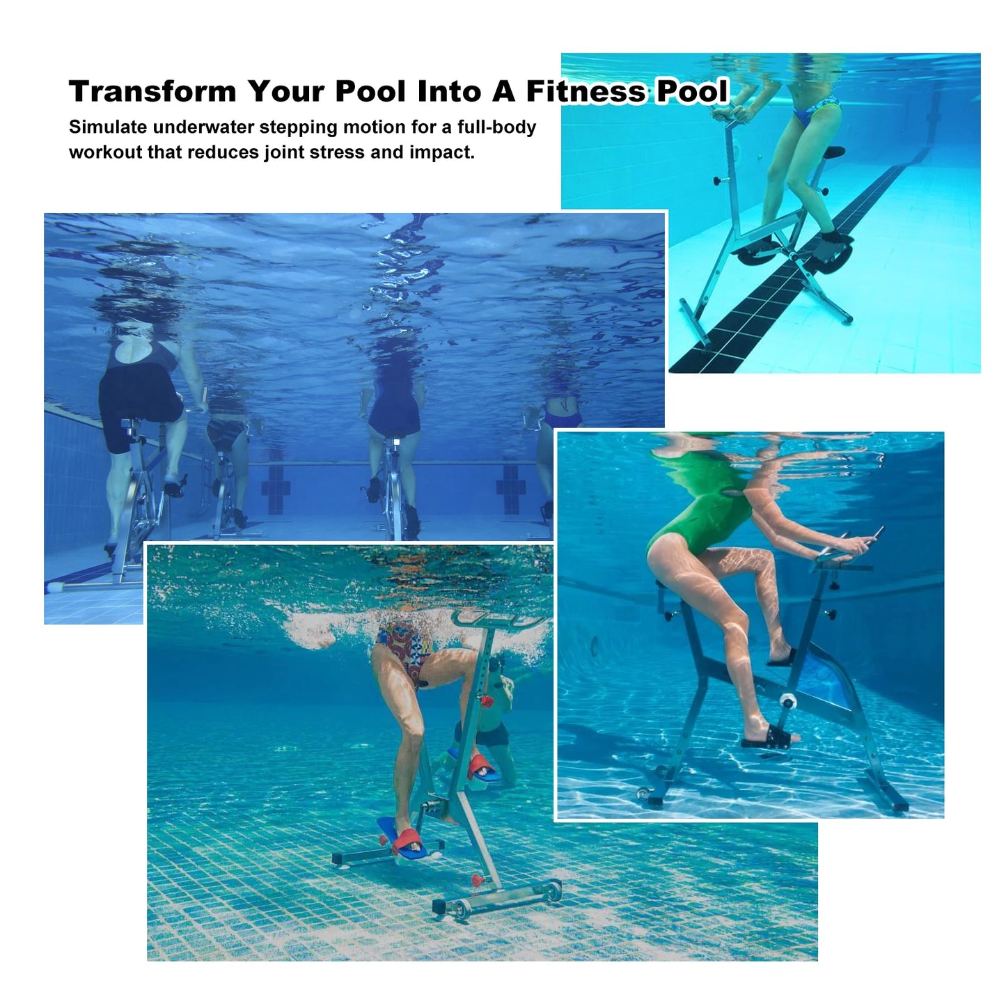 Aquatic Bike Pool Exercise Bike For Fitness Centers Home Gyms