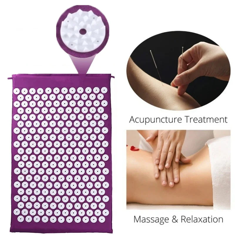 Acupressure Massager Cushion Pillow For Back Pain Relief And Yoga Relaxation