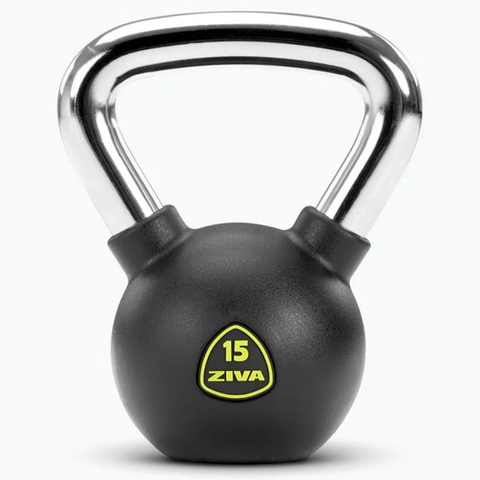 Premium Kettlebell Commercial Grade Rubber Urethane Coated Home Gym Alloy Steel