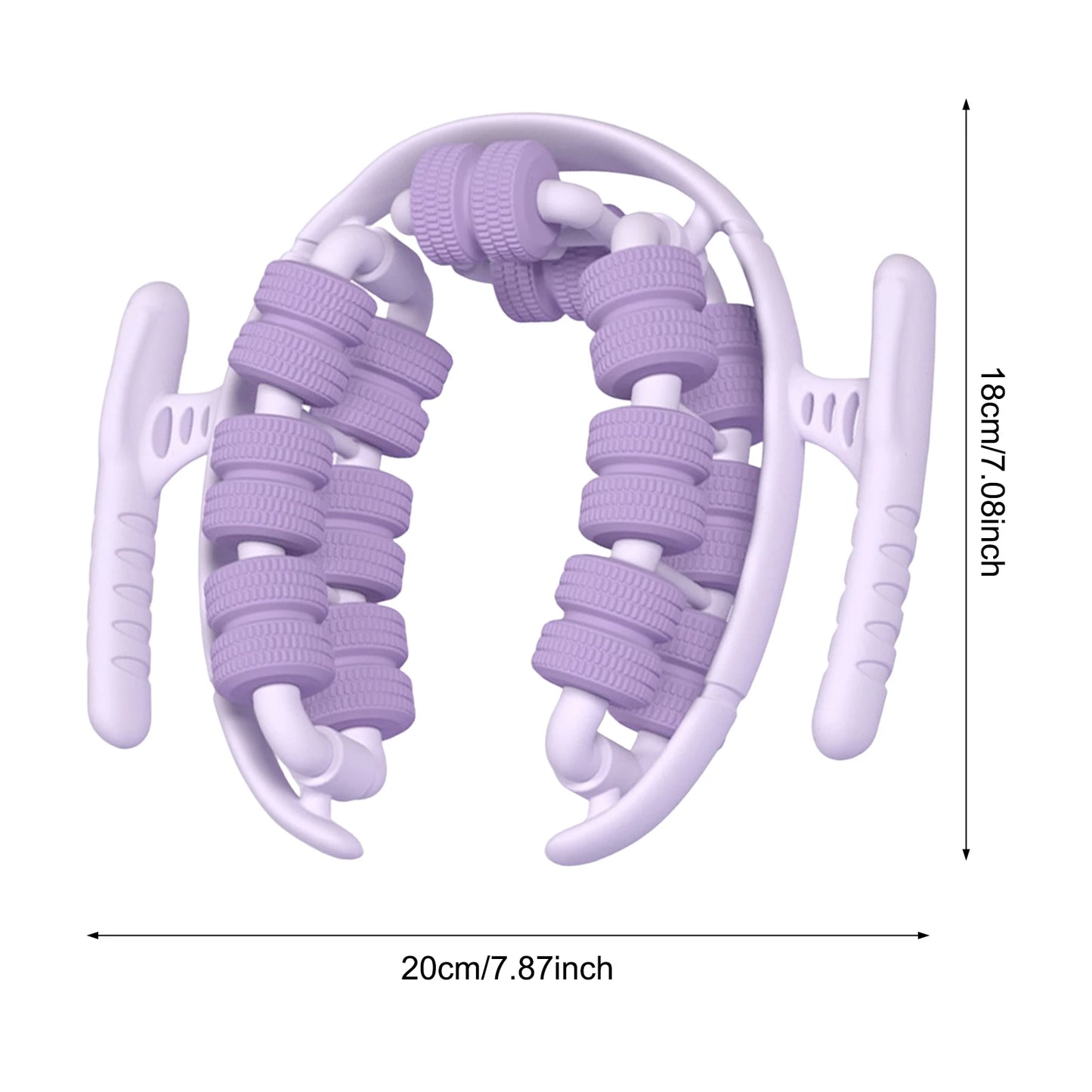 Portable Wheel Roller Massager for Stress Relief and Blood Circulation