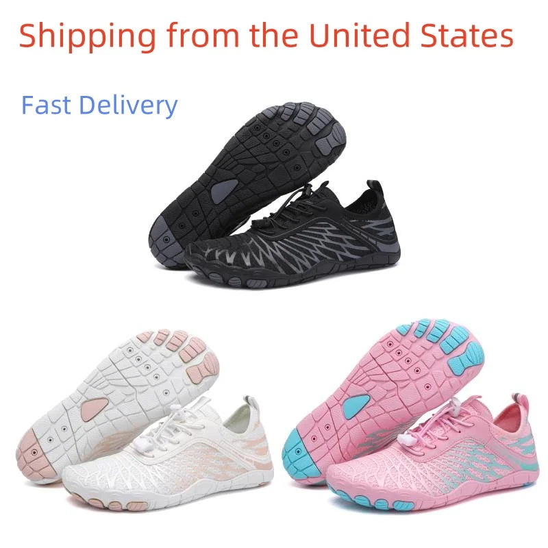 COMFYTRIP All-Weather Quick-Dry Water Hiking Shoes Non-Slip Lightweight Beach Sneaker