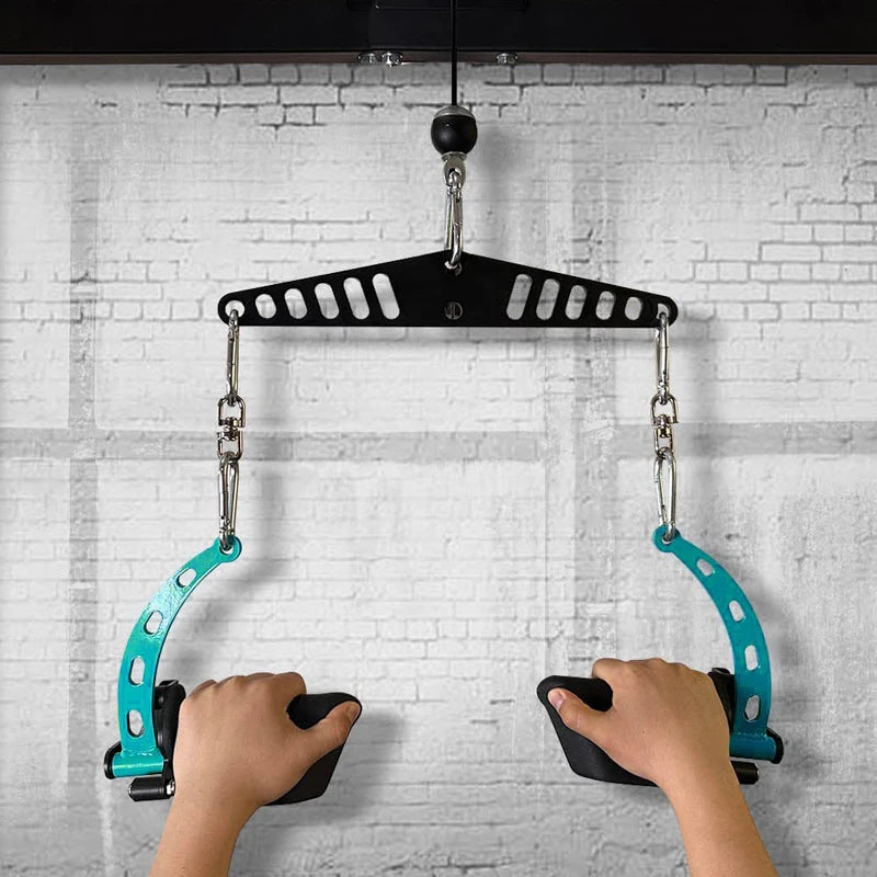 Lat Bar Attachment Multi Grip Cable Pulldown Handle