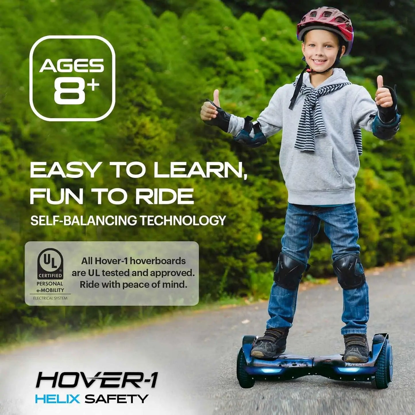 Hover 1 Helix CAMO Hoverboard UL Certified 30kmh 60km Range