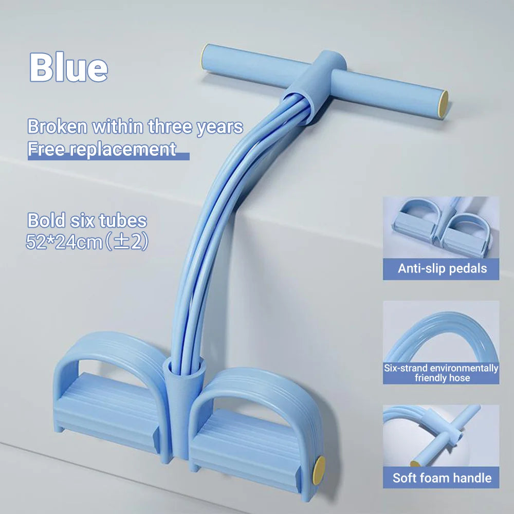 6-Tube Resistance Band Multi-Function Tension Rope