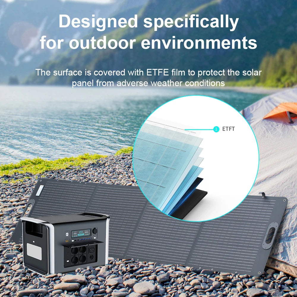 CTOLITY LiFePO4 SolarPowered Generator Camping Portable Power Station AC Outlets