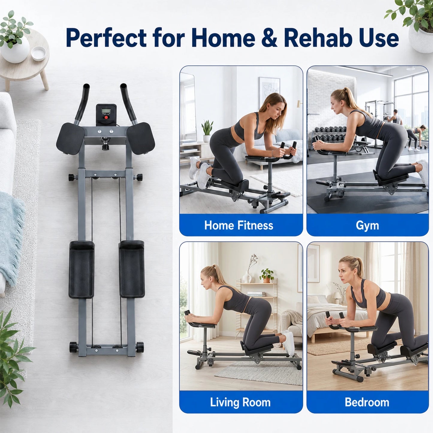 Crawling Machine Adjustable Back Stretcher For Home Gym Cardio Training