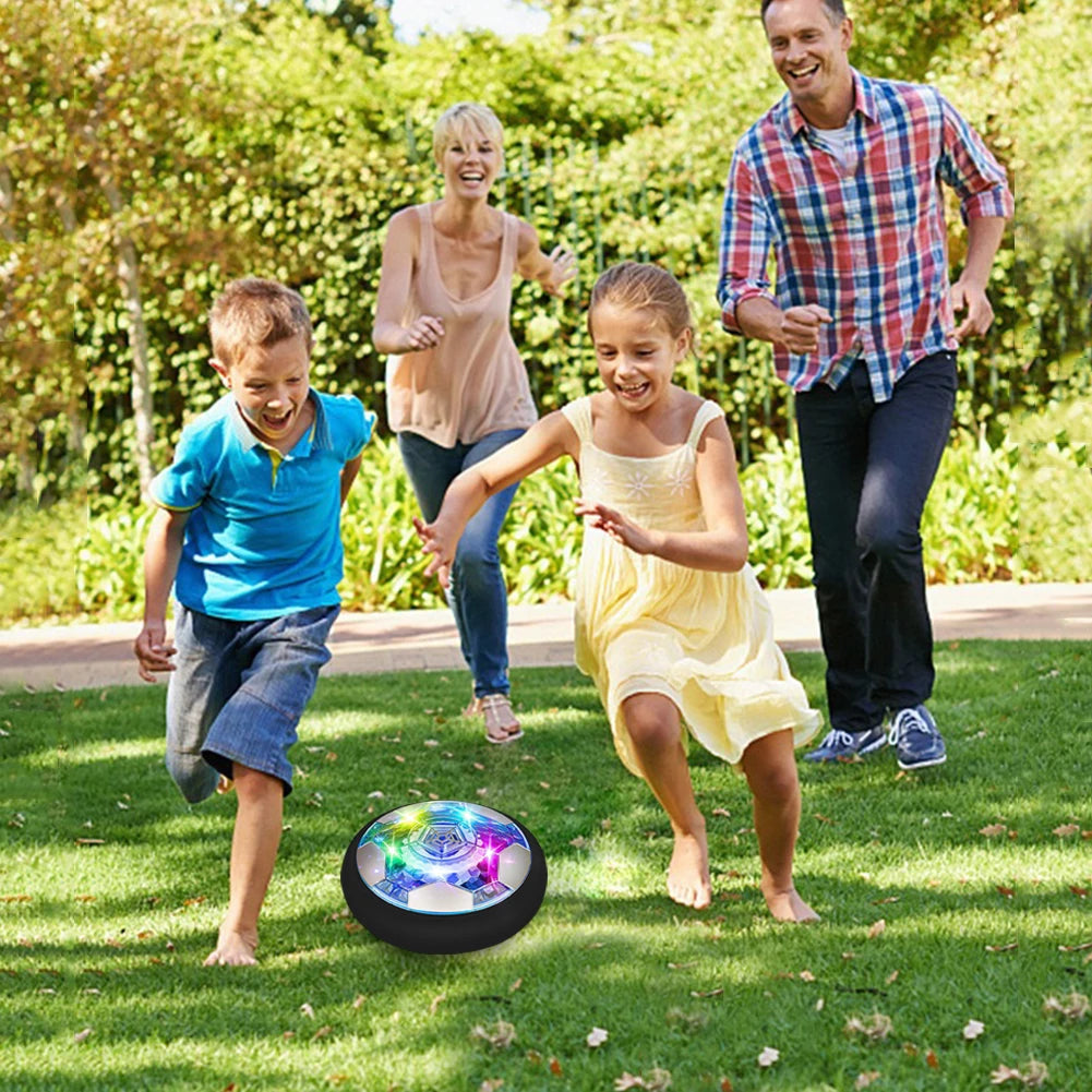 Shunmaii Air Power Hover Ball With Led Light And Foam Bumper For Indoor Outdoor Play