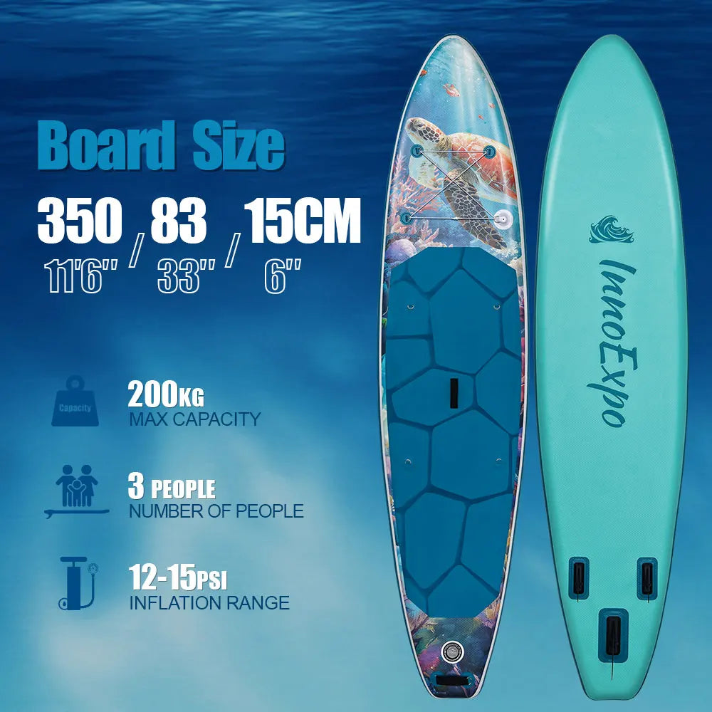 InnoExpo Inflatable Stand Up Paddle Board Non Slip With Accessories