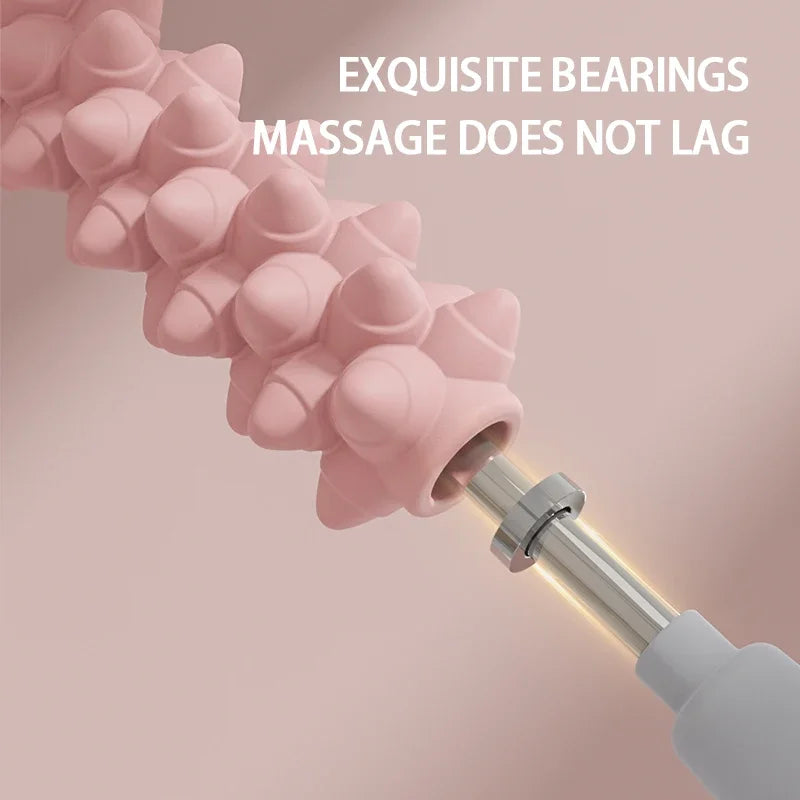 Massage Stick 48cm Wolf Teeth Muscle Roller for Calves Forearms Thighs