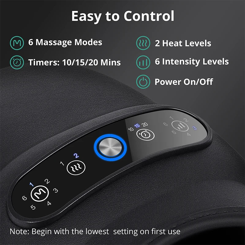 Wireless Electric Hand Massager With Air Compression Palm Acupoint Massage