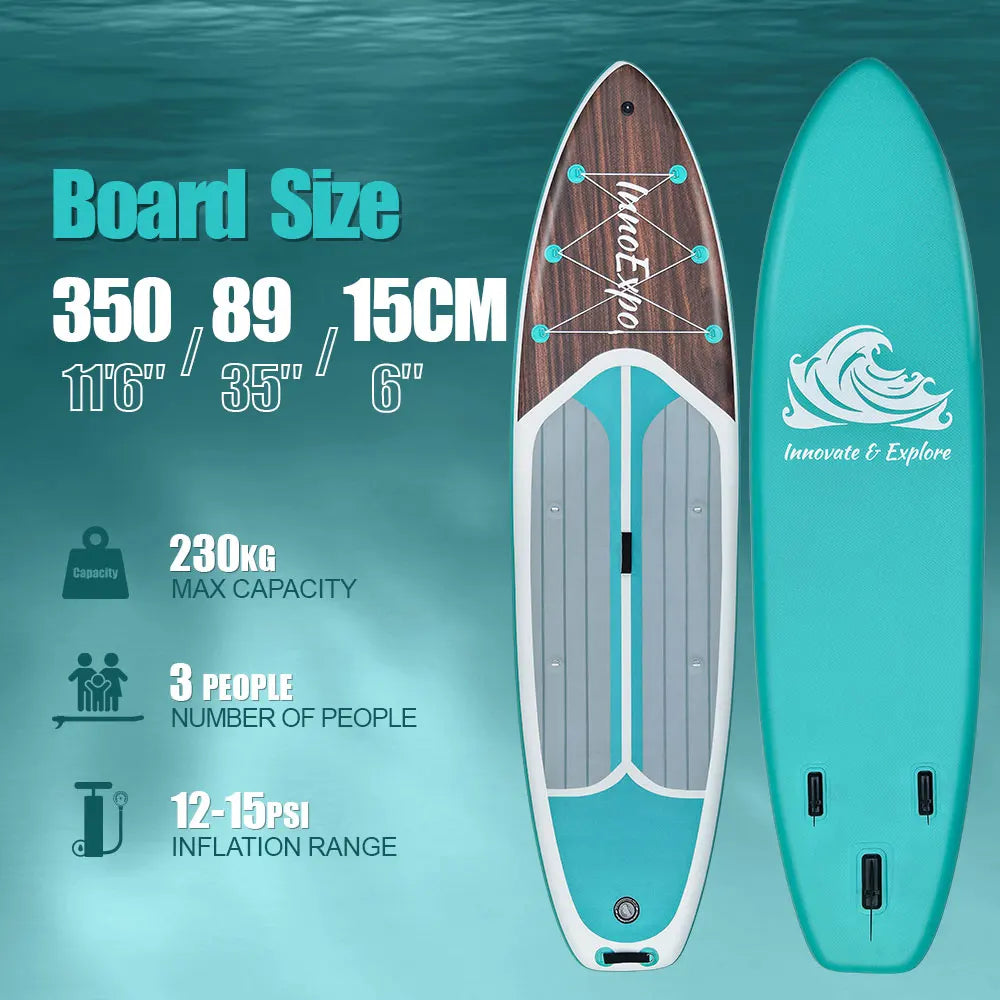 InnoExpo Inflatable Stand Up Paddle Board With Premium Paddleboard Accessories