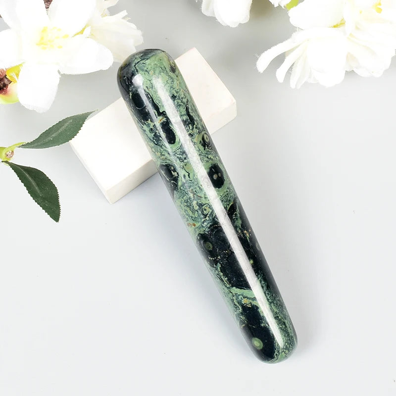 Natural Crystal Quartz Yoni Massage Wand For Face And Body Care