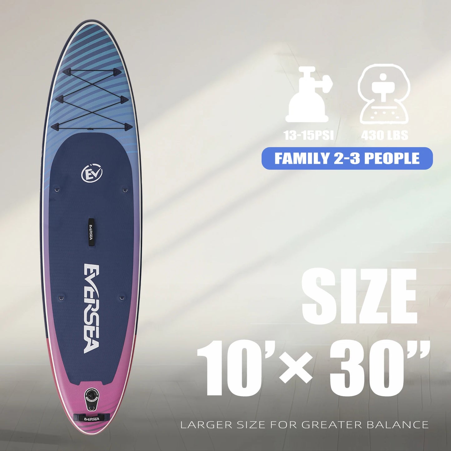 Eggory Inflatable Stand Up Paddleboard Family Friendly For Travel
