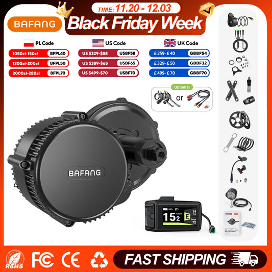 Bafang 750W 48V Middle Drive Motor Kit BBS02B For EBike Conversion