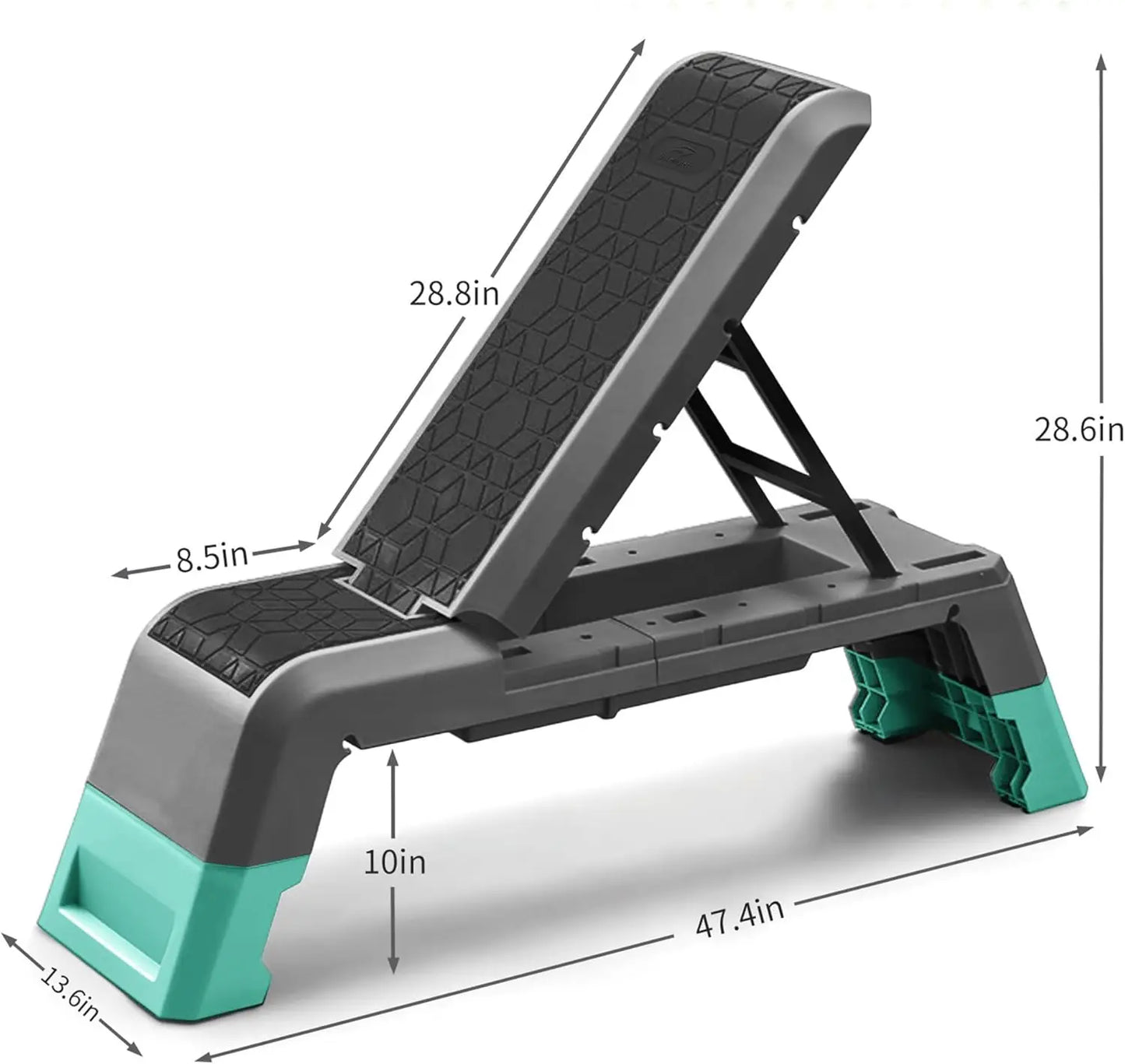 Multifunctional Aerobic Deck With Cord Workout Platform Adjustable Dumbbell Bench